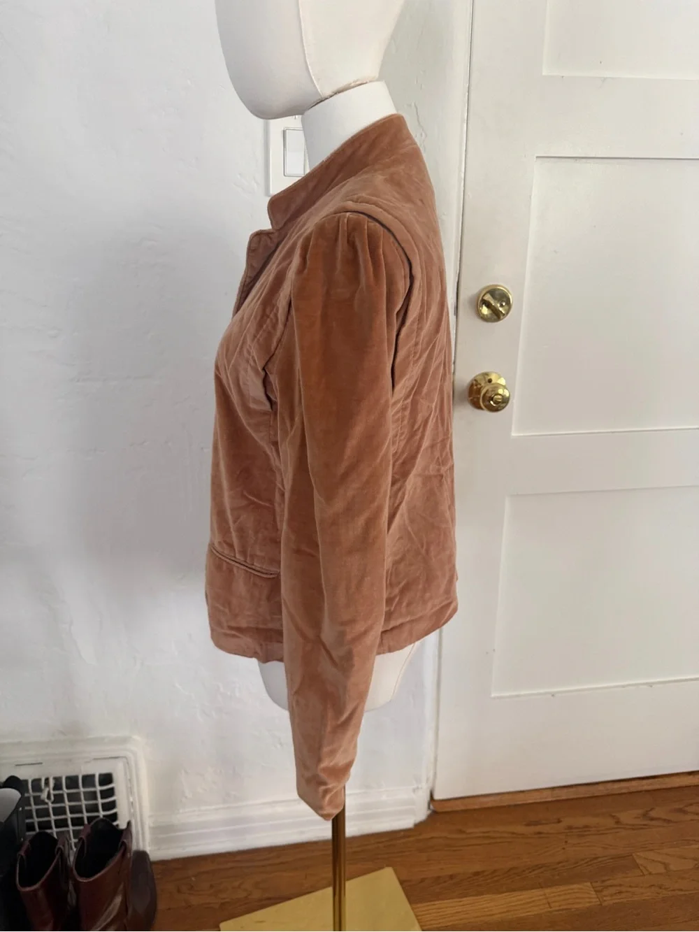 1970s Women's Velvet Open-Front Blazer Jacket